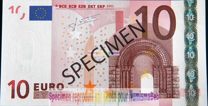 Paire 10 Euro France JC Trichet